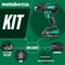 Metabo Hpt 18V MV Cordless Brushless Hammer Drill Kit 2 x 2.0Ah Charger andBag DV18DEXM - alternate 6